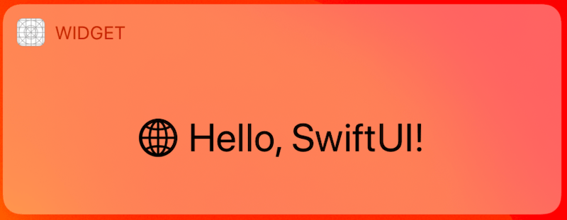 Today_ExtensionをSwiftUIで作成できるようになった図