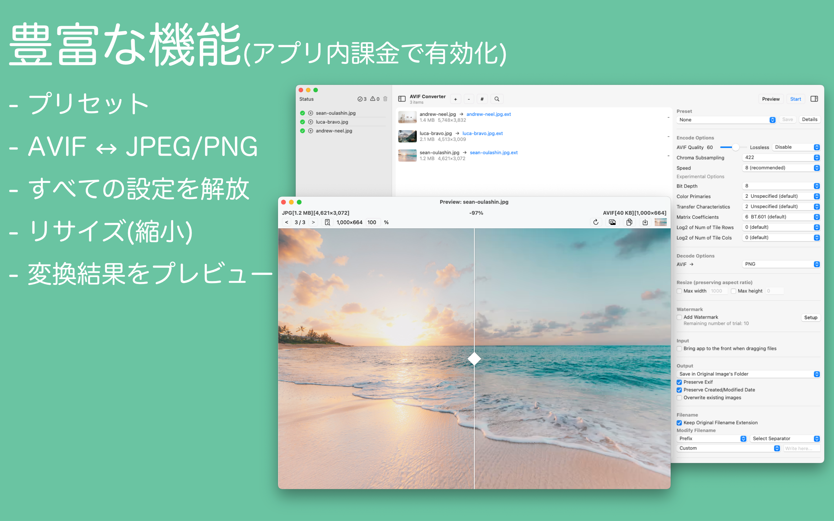 AVIF Converter. screenshot