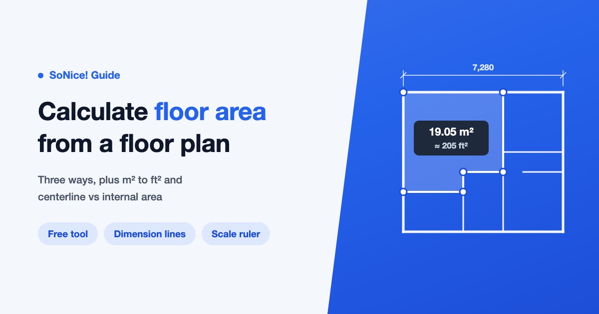 Thumbnail of How to Calculate Floor Area from a Floor Plan (3 Ways)