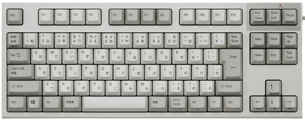 R2TLA-JPV-IVのキーボードの画像