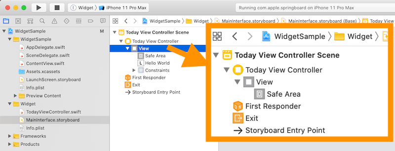 First version of Storyboard