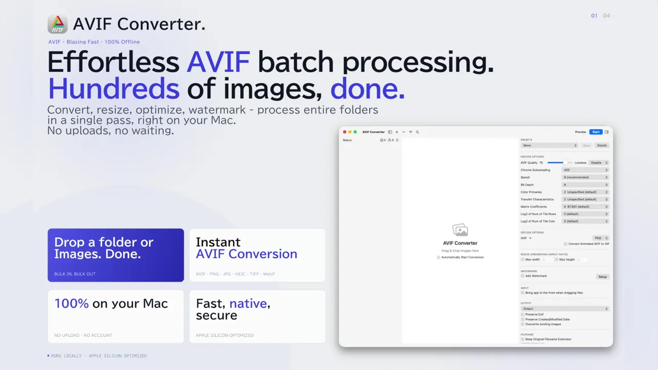 AVIF Converter. screenshot